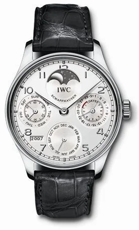 IWC Portuguese Perpetual Calendar 5022 Platinum / Silver IW5022-19 (5022-19, IW502219)